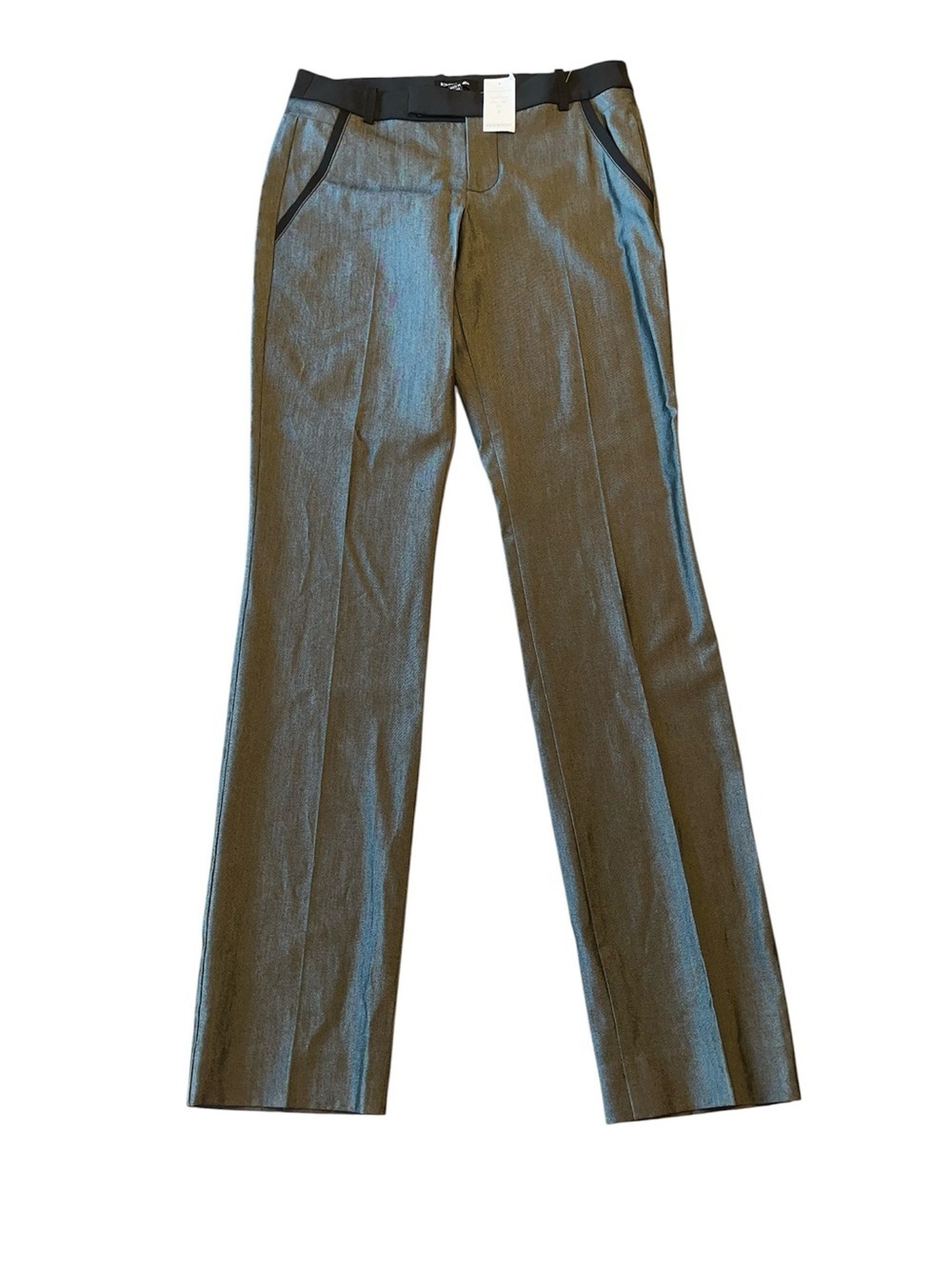 NWT bebe Sharkskin Cigarette Pant Grey Size 2